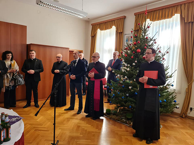 Detalj jučerašnjeg prijama u Biskupiji                                                                                                                                                                                                                    